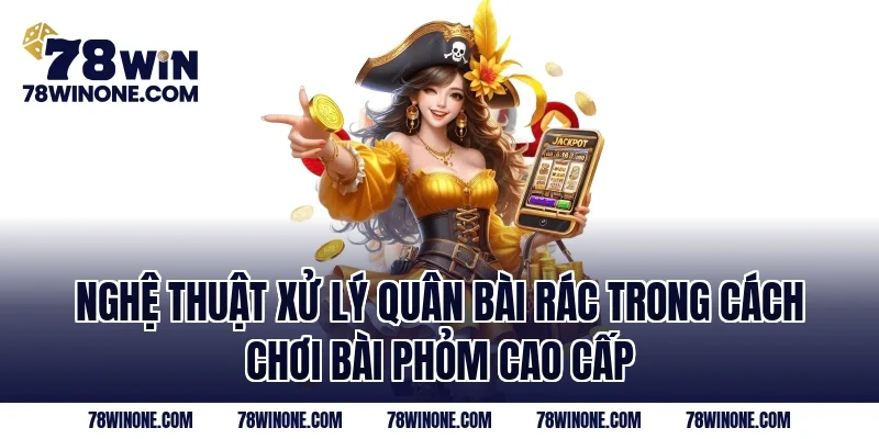Nghệ thuật xử lý quân bài rác trong cách chơi bài phỏm cao cấp
