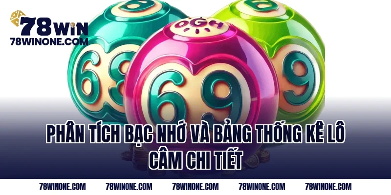 Phân tích bạc nhớ và bảng thống kê lô câm chi tiết