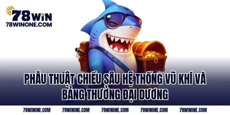 Phẫu thuật chiều sâu hệ thống vũ khí và bảng thưởng đại dương