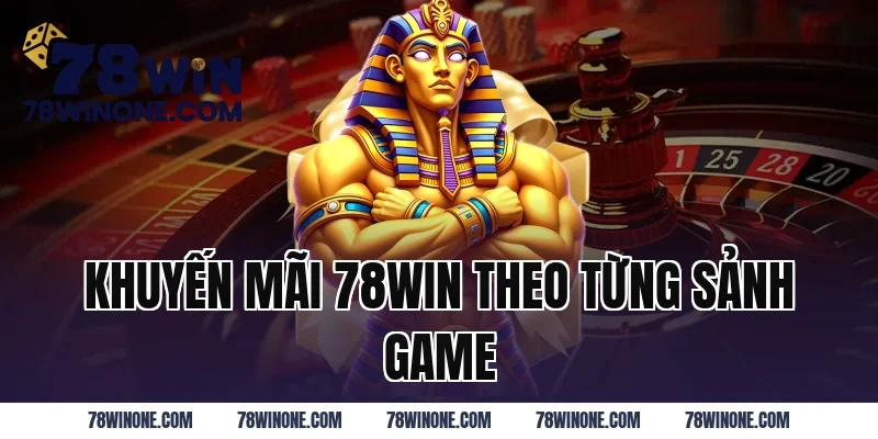 Khuyến Mãi 78WIN Theo Từng Sảnh Game